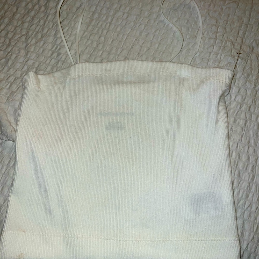 white american eagle cropped-cami top